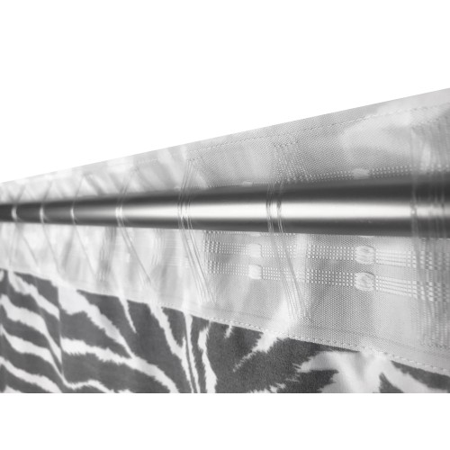 ZEBRA ZEBRA VORHANG WEISS SCHWARZ CM. 140X280 HERGESTELLT IN ITALIEN