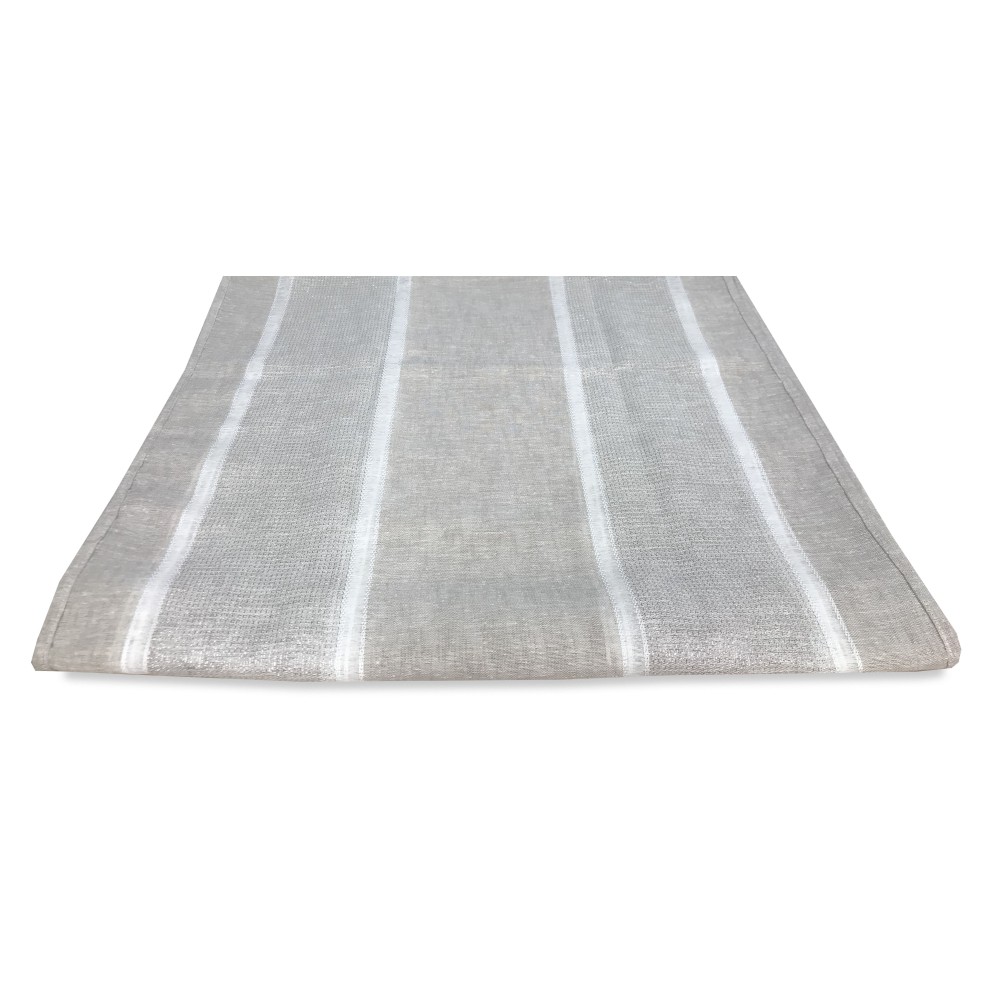 PAIRE de CHUTE de VERRE ESTHER BEIGE de grandes Cm. 60
