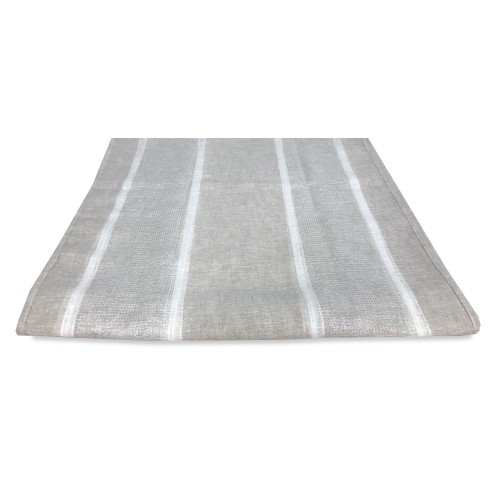 PAAR BEIGE AUSSENGLASVORHÄNGE 60 cm breit