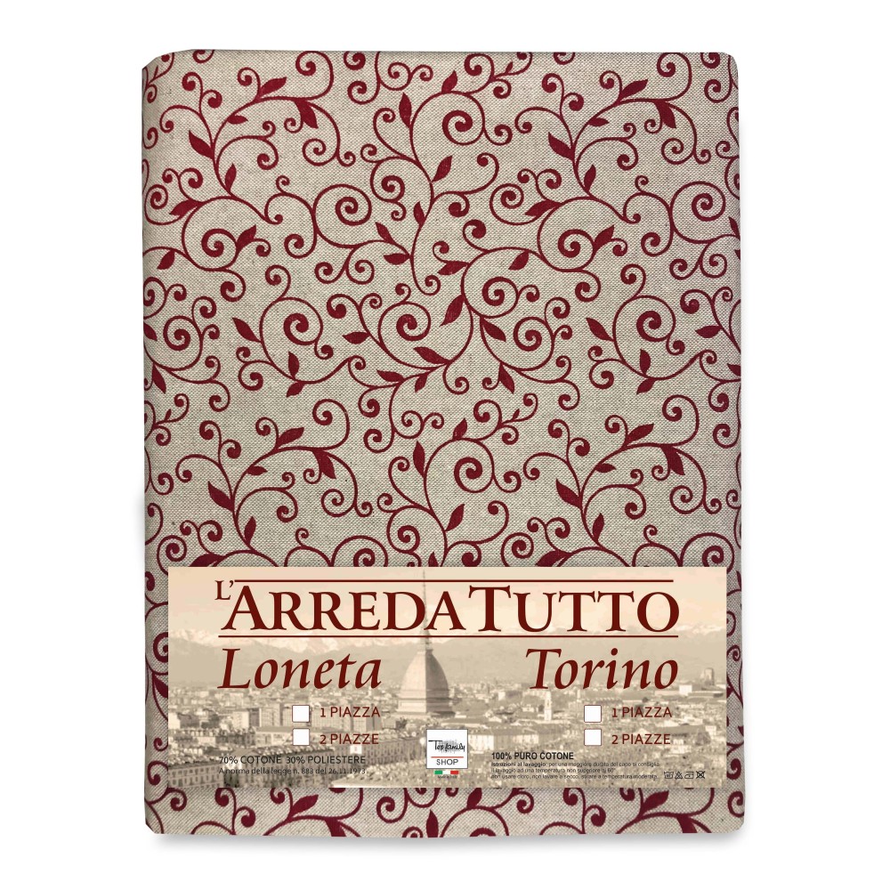 HANDTUCH EINRICHTUNGSBEZUG GRAN SCHAL TAGESDECKE SOFABEZUG STOFF DORY RED ARABESQUE
