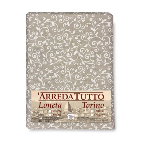 HANDTUCH EINRICHTUNGSBEZUG GRAN SCHAL TAGESDECKE SOFABEZUG STOFF DORY ARABESQUE WEISS
