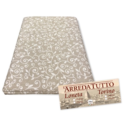 FUNDA DE TOALLA GRAN BUFANDA COLCHA FUNDA DE SOFÁ TELA DORY ARABESQUE BLANCO