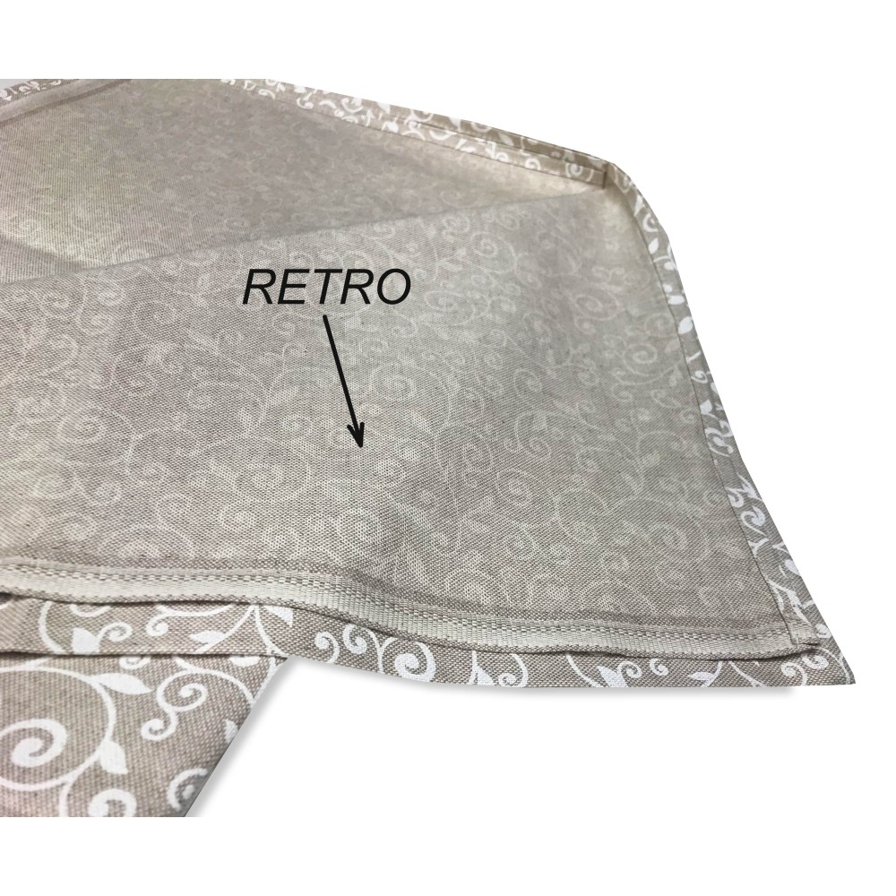 HANDTUCH EINRICHTUNGSBEZUG GRAN SCHAL TAGESDECKE SOFABEZUG STOFF DORY ARABESQUE WEISS