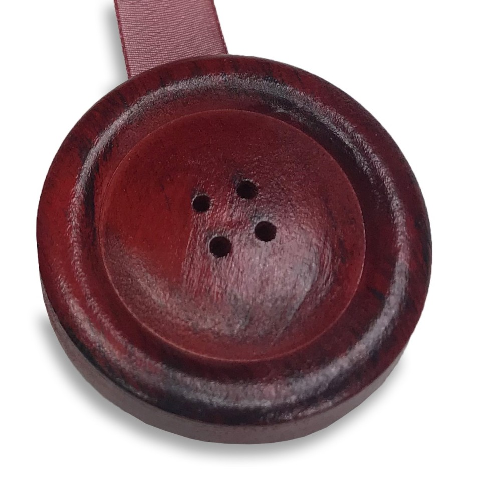 IMÁN TOPE DE CORTINA DE MADERA IMANES PARA CORTINAS CORBATA BOTÓN CORTINAS BURDEOS ROJO