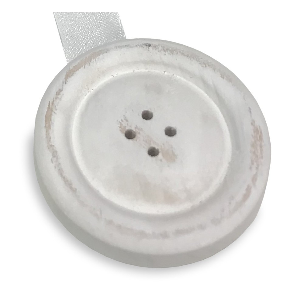 MAGNET HOLZ GARDINENSTOPPER MAGNETE FÜR VORHÄNGE BINDEN WEISSEN KNOPF