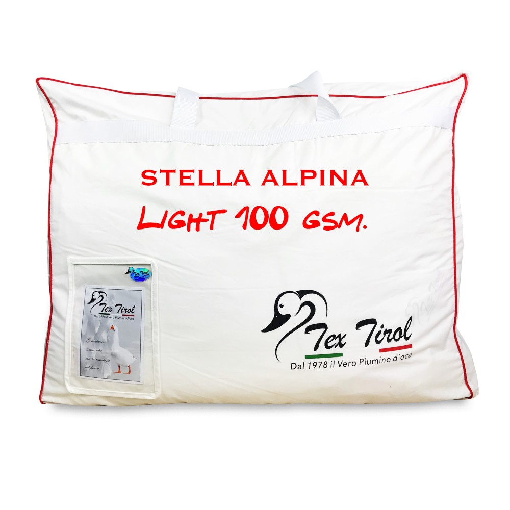 TEX TIROL © STELLA ALPINA LIGHT 100% GOOSE DAUNENJACKE LIGHTWEIGHT SUMMER DOUBLE