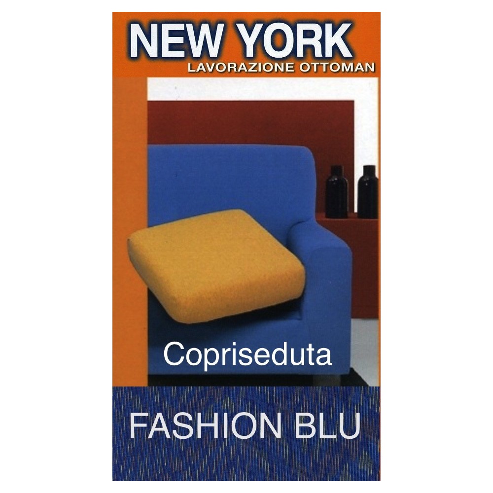 Housse de siège de canapé extensible bleu - New York Fashion Antibouloching Made in Italy