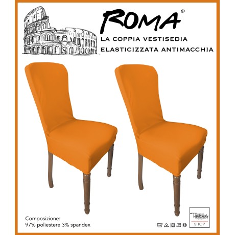 coprisedia elasticizzato arancio 2