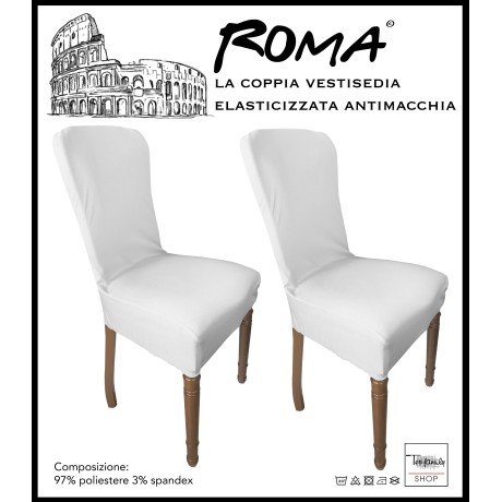 coprisedia elasticizzato bianco 2