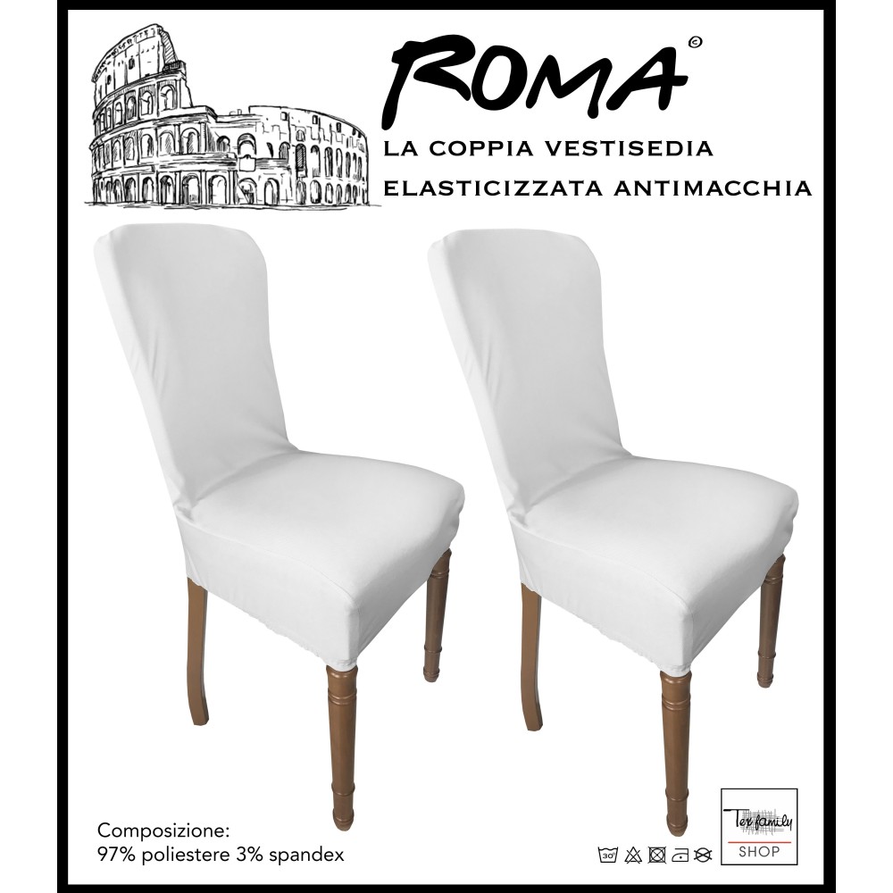 white chair cover