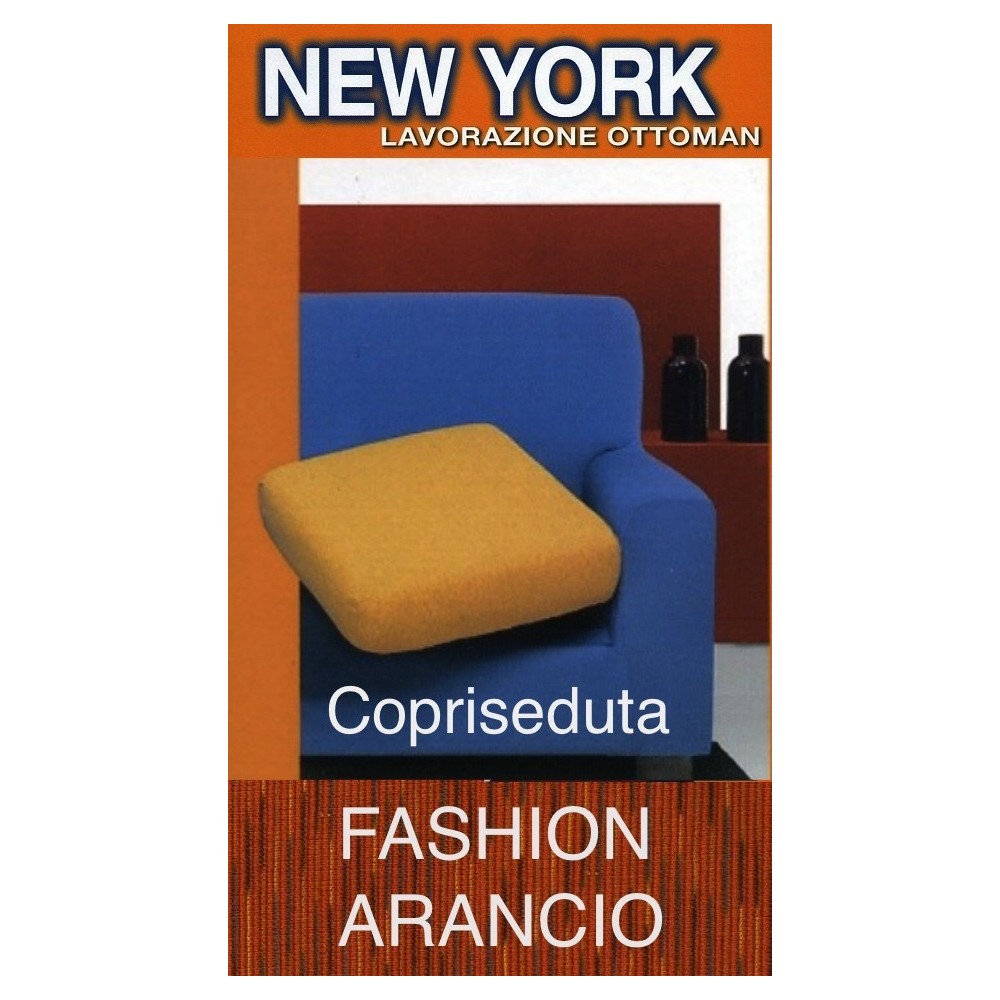 Orange Stretch Sofa Sitzbezug - New York Fashion Antipilling Made in Italy