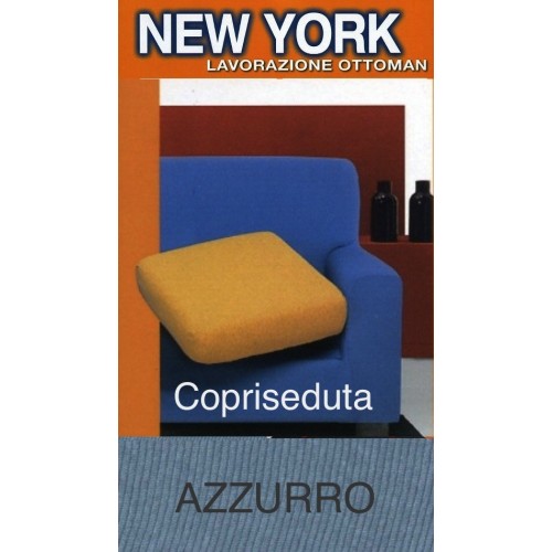Hellblauer Stretch-Sofabezug - New York, Made in Italy