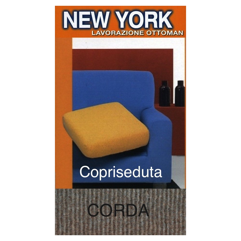 Copriseduta Divano Corda Elasticizzato - New York, Made in Italy