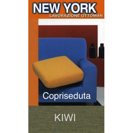 Copriseduta Divano Verde Kiwi Elasticizzato - New York, Made in Italy