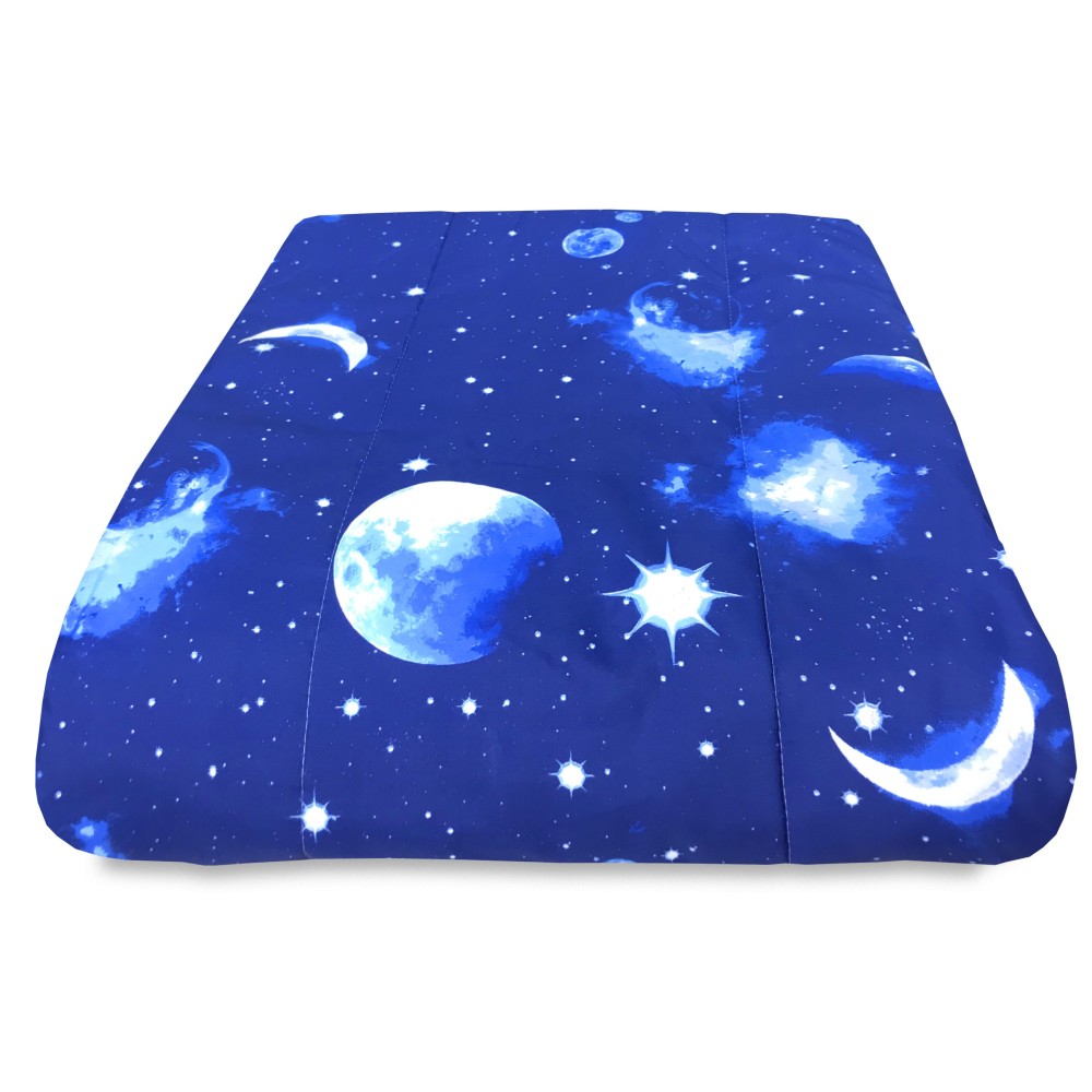 COPRILETTO trapuntato MOON LUNA CIELO STELLATO made in Italy