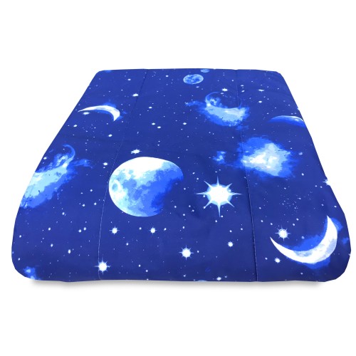 COPRILETTO trapuntato MOON LUNA CIELO STELLATO made in Italy