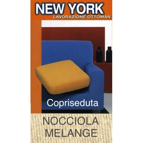 Housse de siège de canapé extensible en mélange noisette - New York, fabriquée en Italie