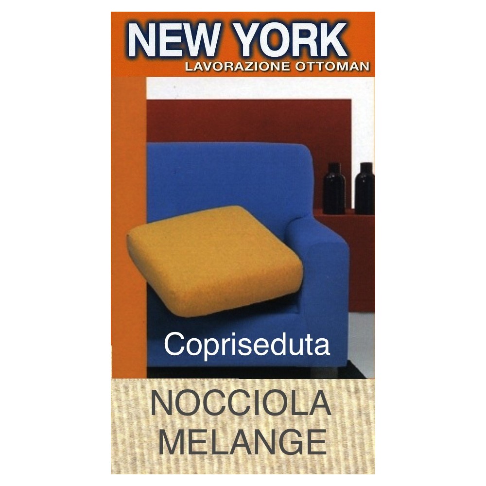 Housse de siège de canapé extensible en mélange noisette - New York, fabriquée en Italie