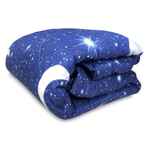 Couette en pur coton et doublé de polyester non-allergène