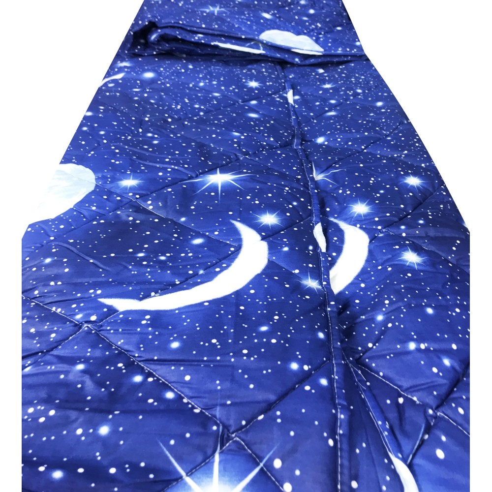 KOT © QUILT STARRY SKY LUNAR MOON made in Italy PURE cotton