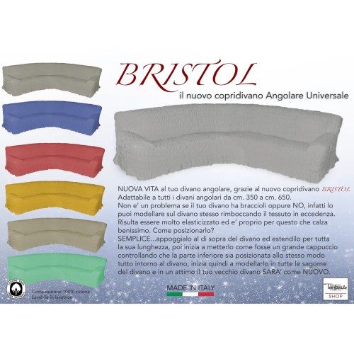 Nouveau Couverture de canapé angulaire universelle Bristol ethnique bordeaux