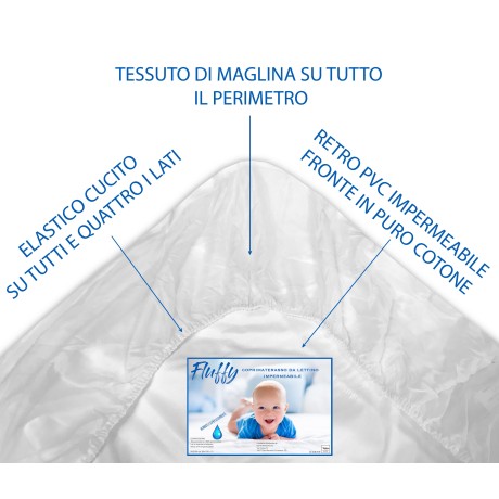 WASSERDICHTER ANTI-MILBEN-PVC-MATRATZENBEZUG FLAUSCHIGER ANTI-URIN-BETT aus reiner Baumwolle 2
