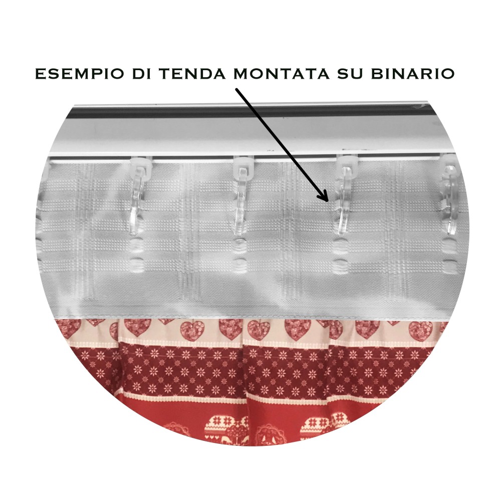 RED TYROLEAN TENT in mountain style CM. 180X280 MADE IN ITALY