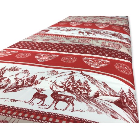 QUILT TYROLEAN BOW © GERMAGNANO rote BETTDECKE made in Italy 2