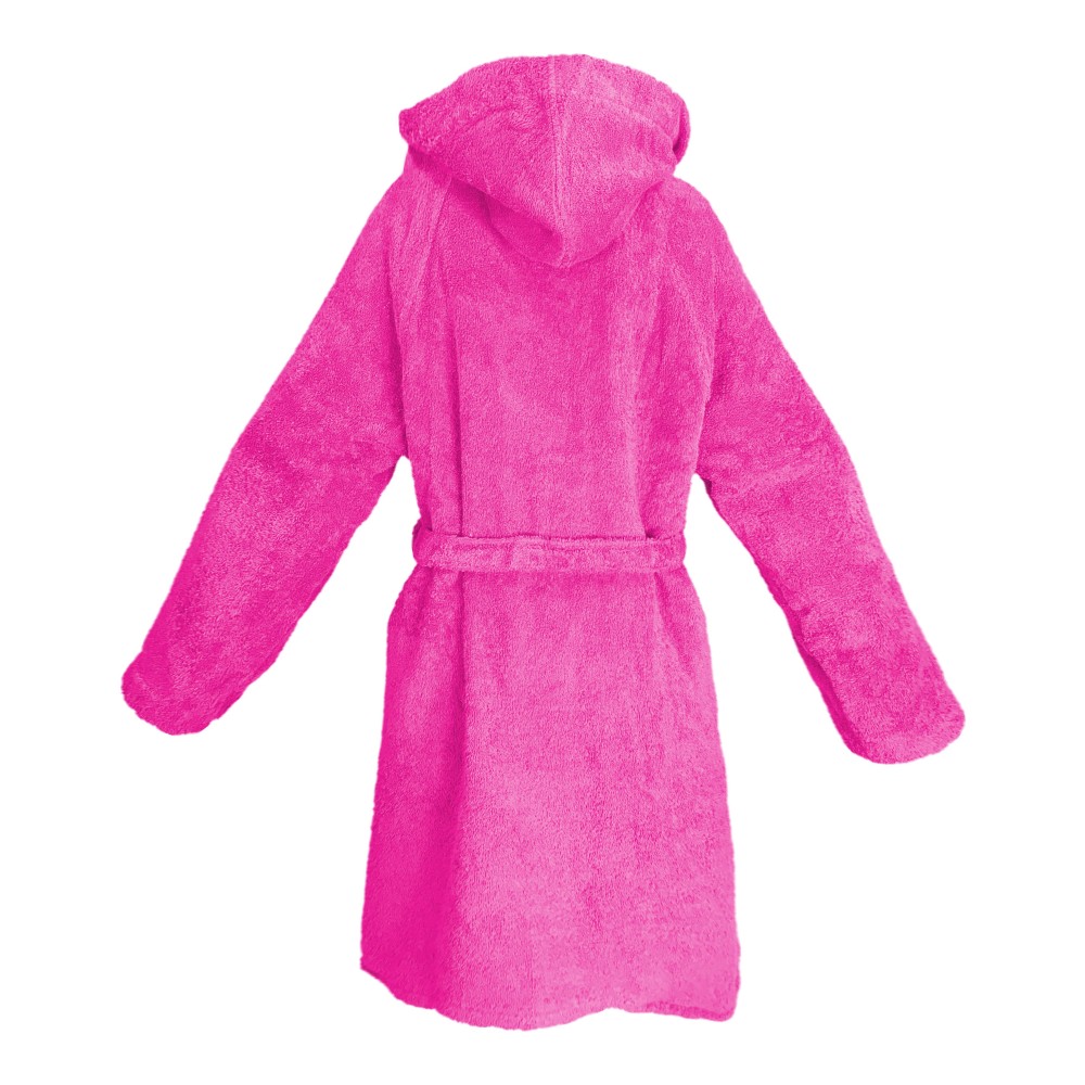 ACCAPPATOIO HI TECH + © BIMBA bambina RAGAZZA IN SPUGNA di puro cotone MADE IN ITALY ROSA