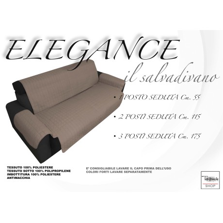 Elegance Taubengrauer Sofabezug 2