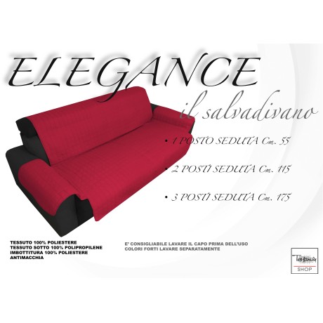 copridivano elegance bordeaux 2