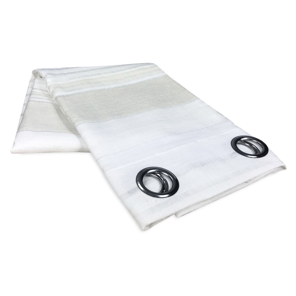 CORTINA CORTINA RAYAS crema CM. 140X280 EMPAQUETADO