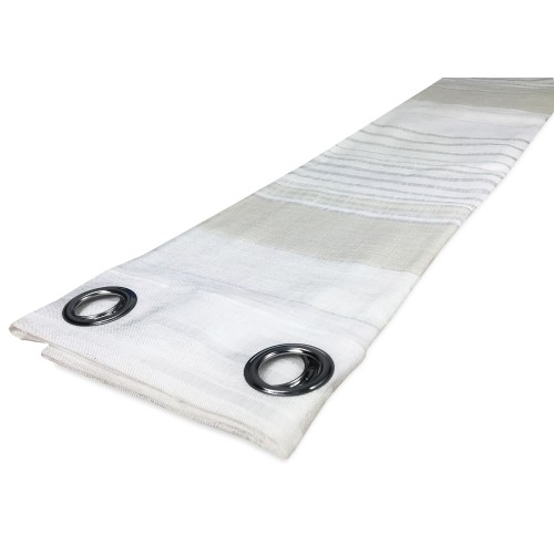 CORTINA CORTINA RAYAS crema CM. 140X280 EMPAQUETADO