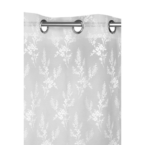 RIDEAU ISABEL blanc cm. 140X280 EMBALLÉS dans de la DENTELLE jacquard