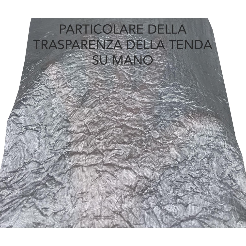 CORTINA DE FIORDALISO en GRIS LISO cm. 140X290 Empaquetado