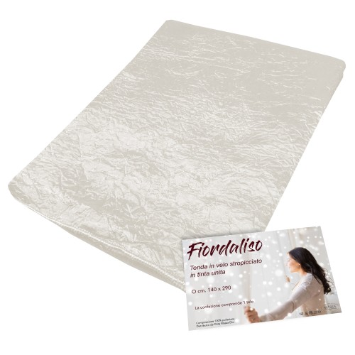 TENTE de BLEUET solide CRÈME CLAIRE CM. 140X290 emballé