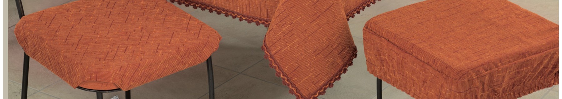 Funda para silla de cocina y sala de estar – Cojines y funda de algodón hechos en Italia
