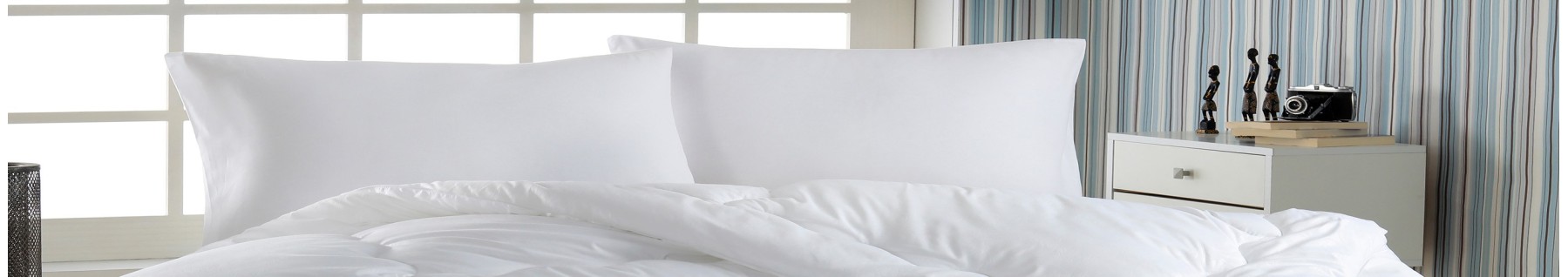 Couettes synthétiques en microfibre et polyester – simples, doubles, bébés