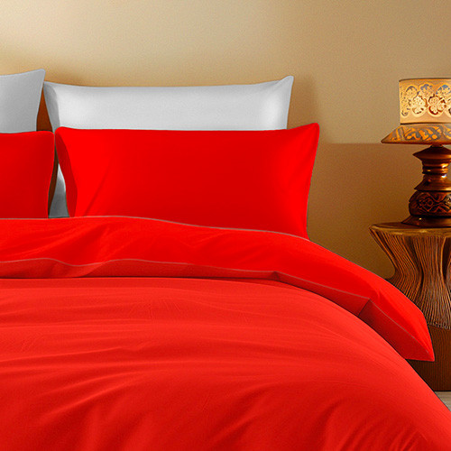 Solid color cotton quilt cover